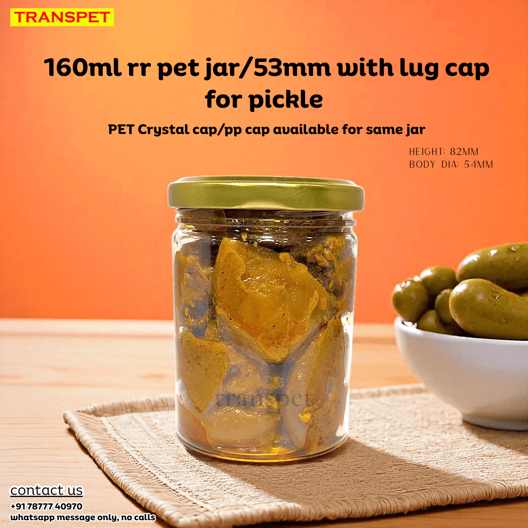 160ml rr PET Jar With Lug Cap